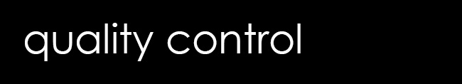 quality control